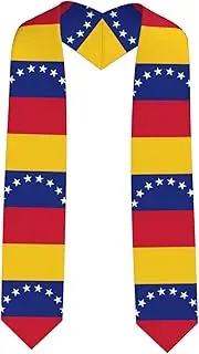 [EdWal] Flag of Venezuela print Graduation Stole and Sash Class for Unisex Adult Honor Stole Honor Stole of 2025