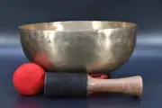 F#Note Chakra Tuned Singing Bowl Set-9.17"In Yoga Heart Healing Sound Bowl-Nepal