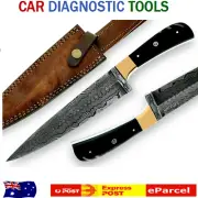 Handmade Damascus Steel Full Tang Chef Kitchen Knife For Cutting & Chopping