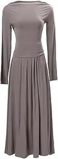 [HEYDHSDC] Autumn Women Slash Neck Asymmetry Tops + Elastic Waist Skirt High Street Two-Piece Set