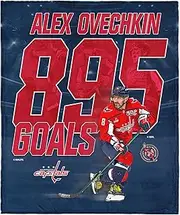 Northwest NHL Washington Capitals Alex Ovechkin 50"x60" Silk Touch Throw Blanket 300 GSM