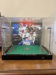 Tom Brady Custom Full Size Helmet Display With LED Lights - Bucs