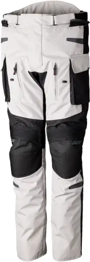 RST Endurance Motorcycle Textile Pants, black-silver, Size L for Men Black Silver
