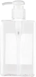 minkissy Travel Bottle Set 450ml Soap Dispenser Shampoo Bottle Leakproof Plastic Pump Bottle for Toiletry Liquid Soap Holder