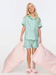 Peter Alexander Girl Satin Set Size 8