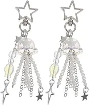 [LIFKOME] 2pcs Kawaii Jellyfish Keychain Pendant Bag Charm Accessory for Girls Women Charms Fashion Keyring for Handbag Backpack