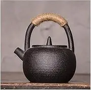 teapot Japanese Ceramic Teapot Kettle Chinese Tea Pot 200ml Chinese teapot(Black) KeYJ