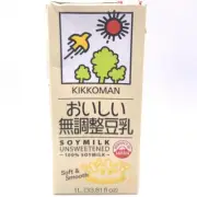 Kikkoman Soymilk - Unsweetened 100% Soymilk 33.81oz