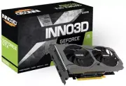 INNO3D nVidia GeForce GTX1650 TWIN X2 OC V3 4GB GDDR6 1635 MHz Boost Clock, RAM