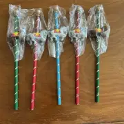 5x Vintage 90s/80s New Carousel Horse Pencils Retro Nostalgic Taiwan
