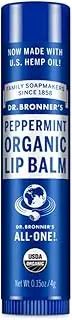 Dr. Bronner's Organic Peppermint Lip Balm (4g) - Lip Protection, Moisturizing