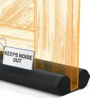 Easy to Install Under Door Draft Stopper - Thicker 2" Foam Strip Blocks 50% More