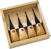 FLEXCUT Carving Tools, Micro Palm Craving Set, Set of 4 (FR804)