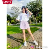 在飛比找momo購物網優惠-【LEVIS】Fresh夏日水果吧系列 女款 高腰抽繩闊腿棉