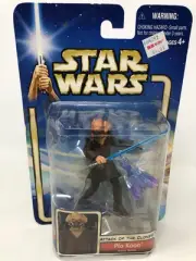 Star Wars Clone Wars 2002 Plo Koon Arena Battle Action Figure