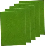 CANIGHT 5Pcs Fake Grass Turf Mats for Sand Table Decoration Lifelike DIY Lawn Turf for Model Building Micro Landscape and Home Decor Durable Chic and Easy to Install