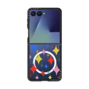 Galaxy Z Flip7 Impact Magnetic Case Sparkle Party by Katie Benn