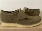 ✅Men's Clarks Originals WALLABEE Lace Up Suede Moccasins 55399 KHAKI Brand New
