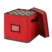 Christmas Baubles Storage Box 64 Dividers Xmas Ornaments Container