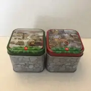 2 NEW Thomas Kinkade 60 Piece Mini Puzzle Tins #11 & #12