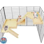 Hamster Wooden Platform,Chinchilla Cage Accessories,Hamster Ladder,Wooden Pla