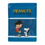 大賀屋 日本製 史努比 PEANUTS 存儲袋 藍色 夾鏈袋 飾品袋 食物袋 糖果袋 餅乾袋 正版 J00015290