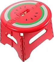 KICHOUSE Folding Stool for Boys and Girls Handle Design Stool for Camping Home Office