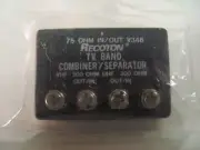 NEW 75 Ohm VHF, 300 Ohm UHF Combiner / Separator to 75 Ohm F Connector
