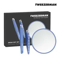 在飛比找誠品線上優惠-Tweezerman 一手包辦眉鑷三件禮盒-復古藍-專櫃公司