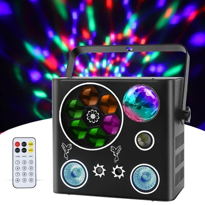 UKing Laser Projector Scanner Light DMX Strobe Party Disco Stage Light w/Remote