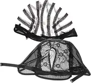 TOBBOMEY Pcs U-shaped Wig Mesh Caps for Wig Making Comfortable Elastic Net Headwear Breathable Lace Cap Accessories