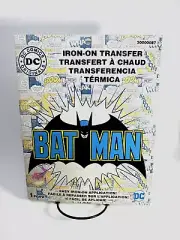 DC Comics Iron On Heat Transfer Application Bat Man original new
