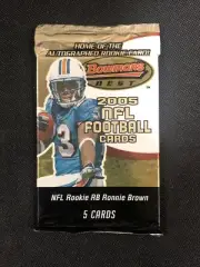 2005 Bowmans Best Football (1) Pack Sealed From Box- Aaron Rodgers Rookie Auto