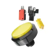 Yellow Arcade 60MM Round Push Button Illumilated LED Light With Microswitch