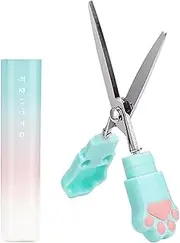 Child Safe Scissors,Cat-Paw Shaped, Craft Child-Friendly Design With Protective - Student Tip Scissors, Handed Small School Scissors For Toddler Students Teachers