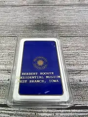 Smithsonian Institute Playing Cards Blue Back Herbert Hoover Museum