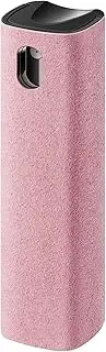 3-in-1 Touchscreen Mist Cleaner Spray Bottle Tool & Microfiber Cloth, Portable Reusable Fingerprint-Proof Spray Bottle for Phone/Laptop/Tablet/TV/Monitor/Car Screens