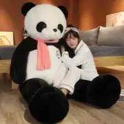 80/100cm Scarf Panda Bear Plush Toys Stuffed Animal Doll Pillow Dolls Girls Gift