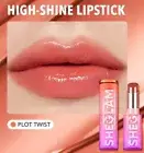 Sheglam Mirror Kiss High Shine Lipstick PLOT TWIST Glossy Muted Orange Coral