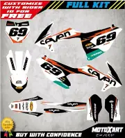 Full Custom Graphic Kit GLOBAL STYLE decals to fit KTM 85 SX 2018 2019 2020