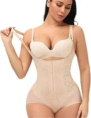 [Generic] Tummy Control Bodysuit Body Shapewear Hip Lifting Corset Body Shaping Underwear Elastic Bodysuit