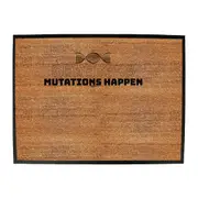 Genetics Mutations Happen - Funny Novelty Doormat Man Cave Floor mat