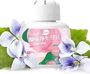 Solid Odor Absorber Eliminator,200g Odor Removing Gel | Air Freshener, Peach Scent, Eliminates Odors in Bathrooms, Rooms, RVs, Pet Areas