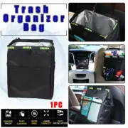 Waterproof Car Trash Bag Litter Can Garbage Waste Bin Seat Organizer Storage Box