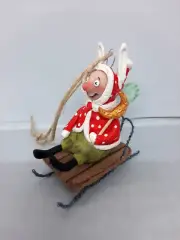 Handmade Christmas Elf Ornament toy for Christmas or home decor wall