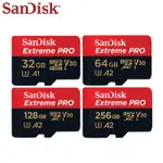 SANDISK 閃迪 EXTREME PRO 卡 64GB 128GB 256GB A2 CLASS 10 UHS-I