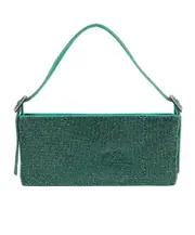 Zippered shoulder bag One size Green