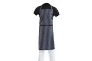 EDLP - Whites Bib Apron Blue/White Butchers Stripe - 35-40"