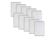 10pc Spirax 566A Stenographers Note Pad Notebook Stationery 200-Pages Yellow