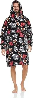 [COCO BRANDS] Tom and Jerry Blanket Hoodie, Oversized, Wearable Hoodie with Pocket, Plush Fleece, Sherpa Lined, One Size